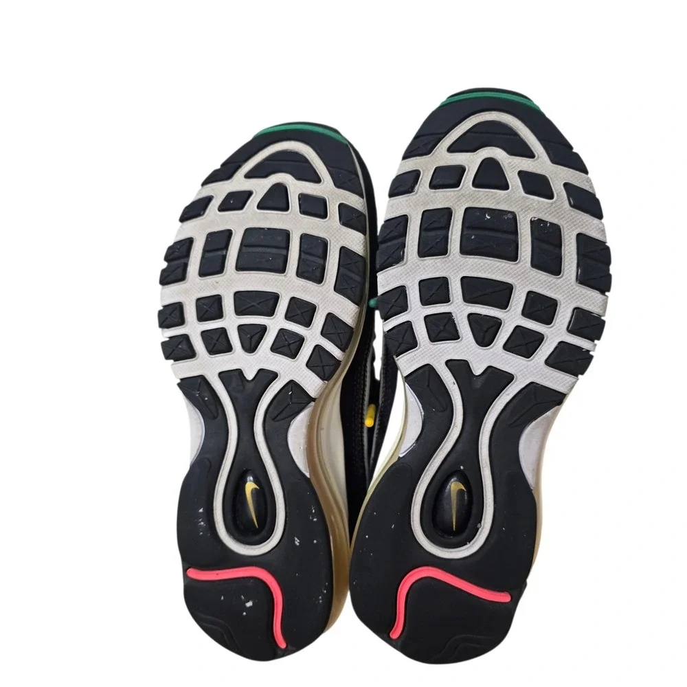 Nike Air‎ Max 98 Black Multicolor Stripes Athletic Running Shoes GS Size 6.5Y